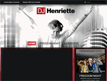 Tablet Screenshot of djhenriette.cz